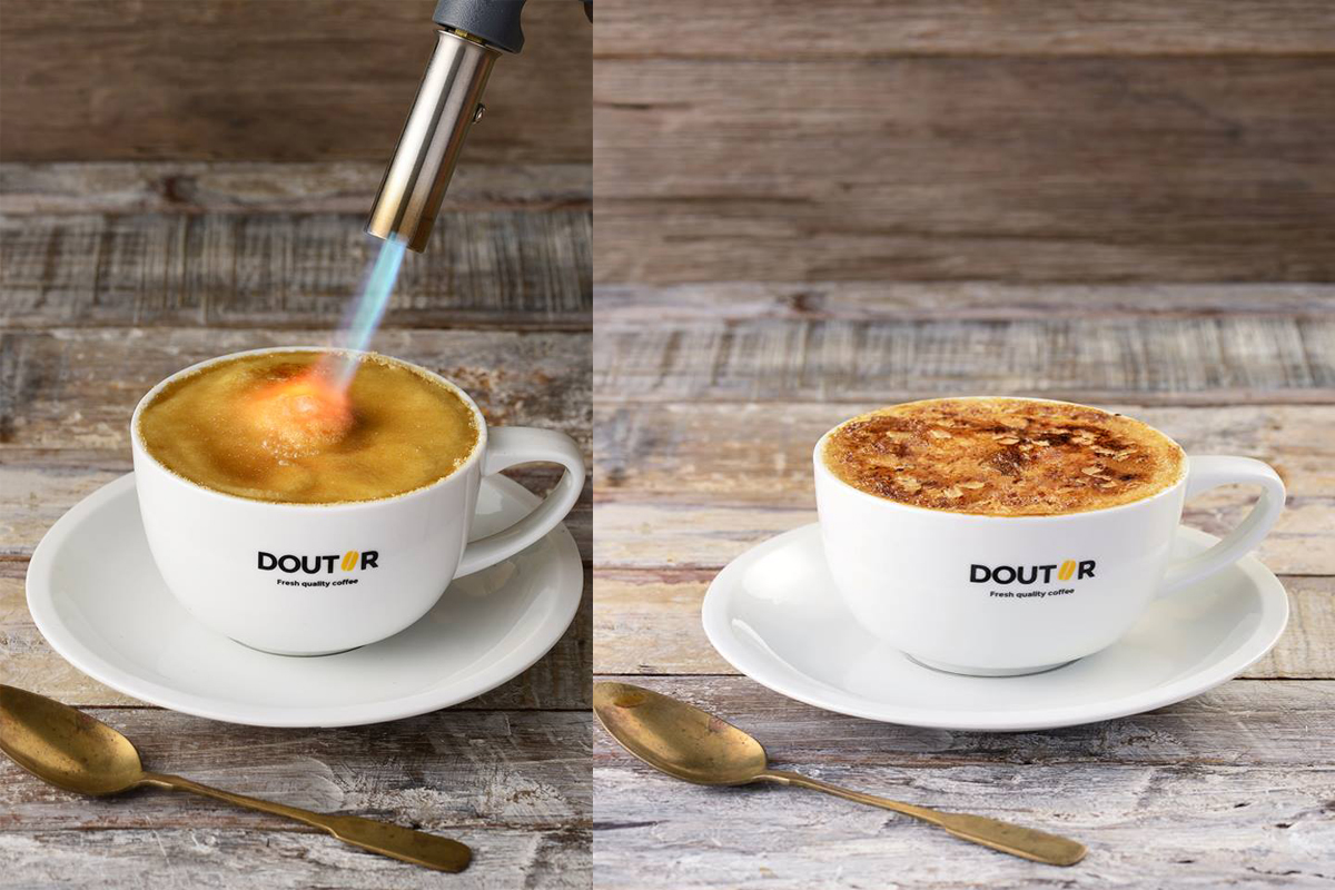 Doutor Coffee Creme Brulee Latte & Military Latte